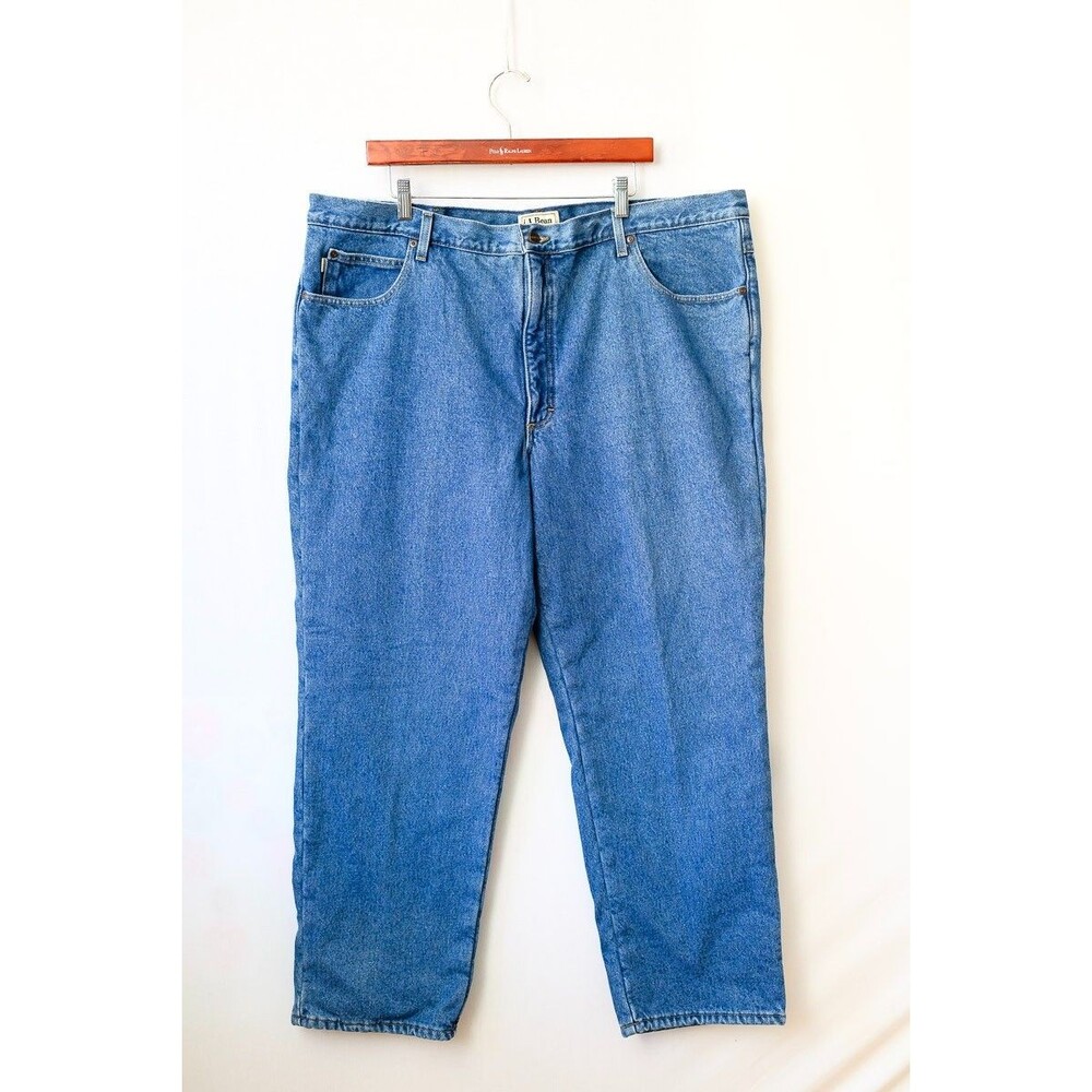 L.L. Bean Jeans Classic Fit 44x30 fleece lined